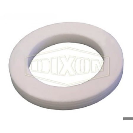Dixon Accordion Cam and Groove Gasket, 1-1/2 in Nominal, 1-5/8 ID x 2-3/16 OD x 1/4 in Thick, PTFE, Domest 150GTFACC